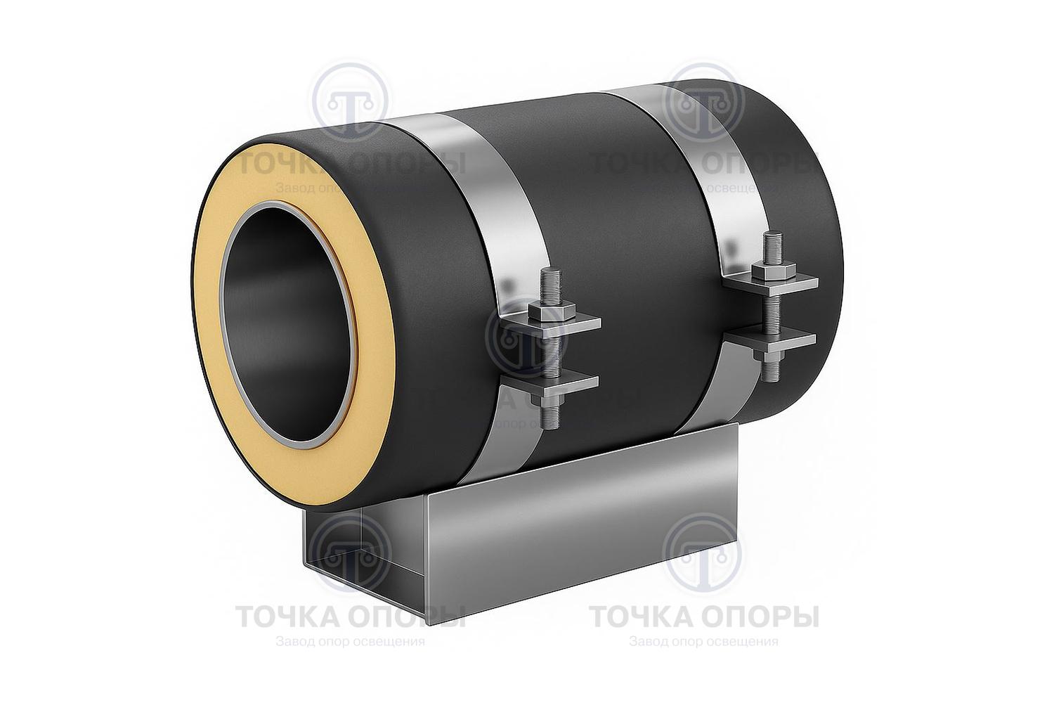 Скользящая опора СПОк 273/400.150 подкладная канальная для труб в ППУ