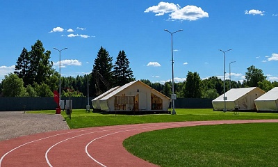 Поставка в город Екатеринбург, спортивный комплекс «Калининец», опор НФК-8 и НФК-6
