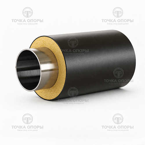 Труба ППУ полиэтиленовая оболочка 500х325х7 мм ГОСТ 30732-2006