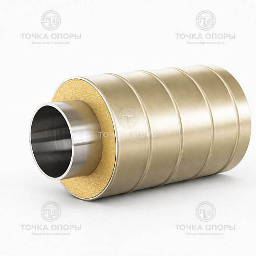 Труба ППУ стальная оболочка 1200х1020х11 мм ГОСТ 30732-2006