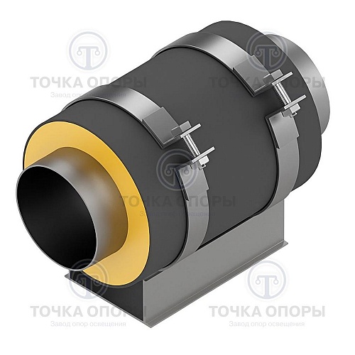 Скользящая опора СПО 108/200.150 подкладная для труб в ППУ