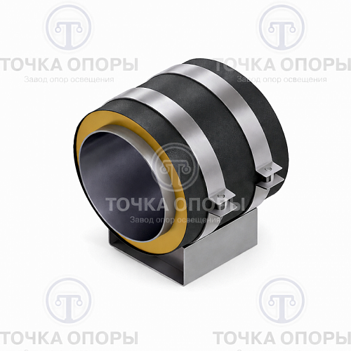 Скользящая опора СПОн 325/400.100 подкладная надземная для труб в ППУ